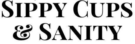 logo for sippy cups and sanity